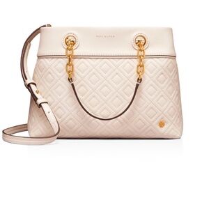 TORY BURCH Fleming Small Leather Tote. New with tag